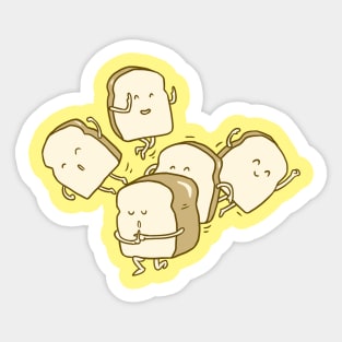 ninja bread jutsu Sticker